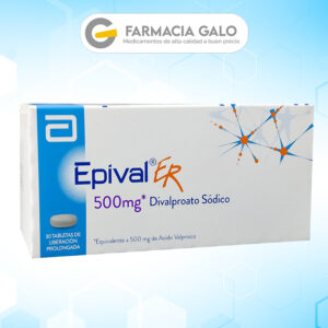 Epival ER 500 mg Quetzaltenango Guatemala Farmacia Galo