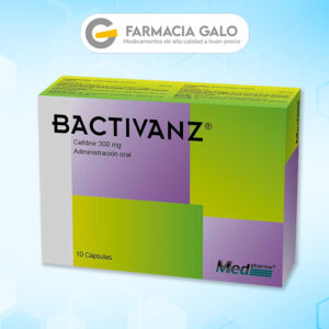 Bactivanz 300mg - cefdinir 300mg en farmacia galo Guatemala