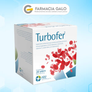 Turbofer suplemento de hierro y vitaminas en farmacia galo guatemala